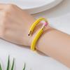 Shiny Glitter Pencil Bangle Trendy Fashion Cuff Bracelet Cute Cross Enamel Bracelet  Daily