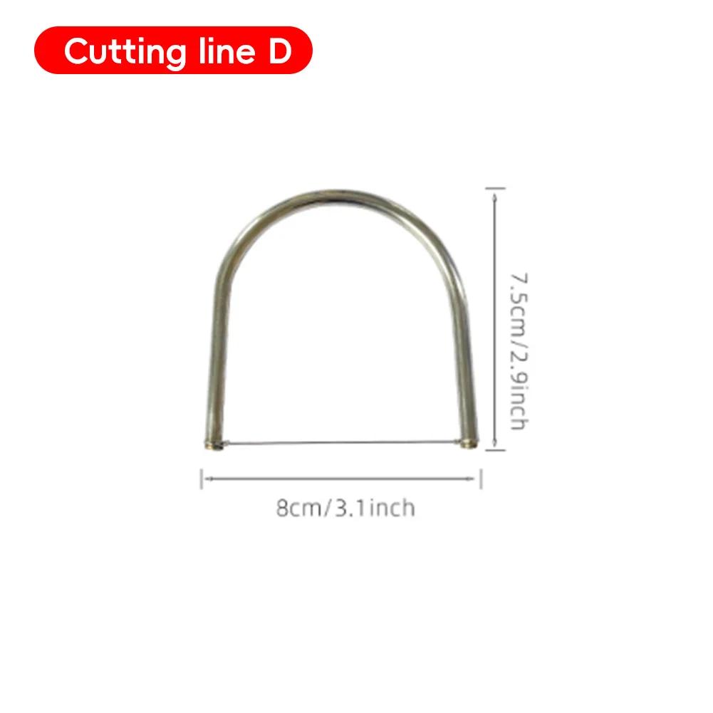 DIY Ceramic Clay Sculpture 1Pc Precision U Shape Stainless Steel Pottery Cutting Tool Adjustable Wire Clay Cutter Craft Supplies