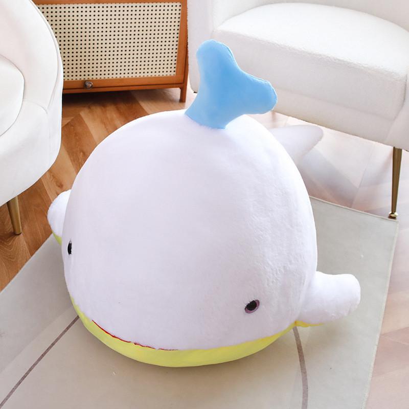 Rainbow Whale Plush Toy Cute Marine Animal Stuffed Doll Decoration Gift Kids