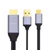 Xiwai Двусторонний кабель HDMI на USB-C, 4K HDMI 1.4 Источник на USB 3.1 Type C Male HDTV Шнур для Ноутбука Монитора, 1.8м