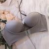 Strapless Bra for Women Front Buckle Push-Up Underwear Seamless No Wire Non-Slip Bra