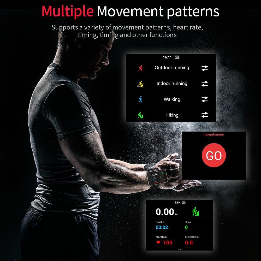 Смарт-часы Lokmat APPLLP Max с экраном 2.88 дюйма, слотом для SIM-карты и пульсометром