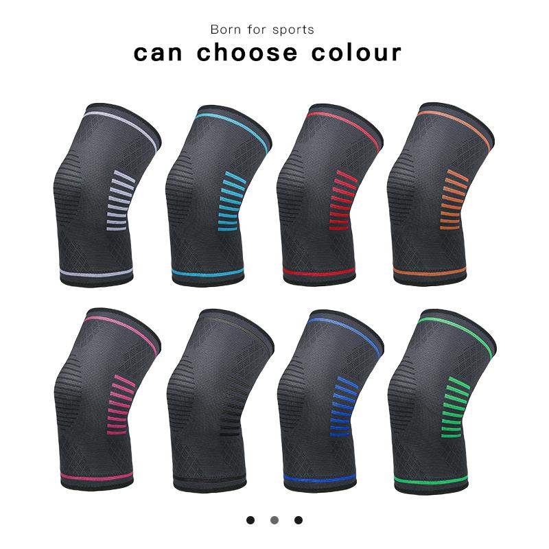 Дышащий эластичный наколенник, нейлоновый спортивный бандаж для коленной чашечки, снаряжение для фитнеса, баскетбола, волейбола, езды на велосипеде, поддержка наколенника