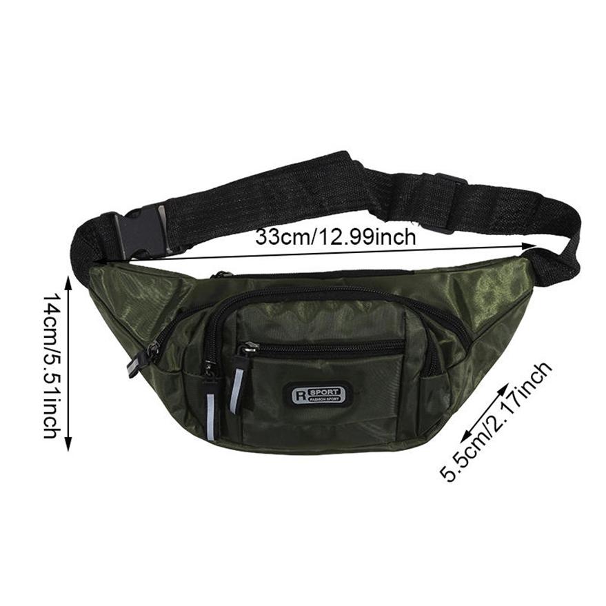 Легкая мужская спортивная поясная сумка на пояс, износостойкая сумка через плечо для путешествий, бега, походов, тренировок
