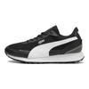 Puma Road Rider Удобные Минималистичные Амортизирующие Прочные Кроссовки с Низким Верхом Унисекс Кроссовки для Бега Черно-Белые 397432-04