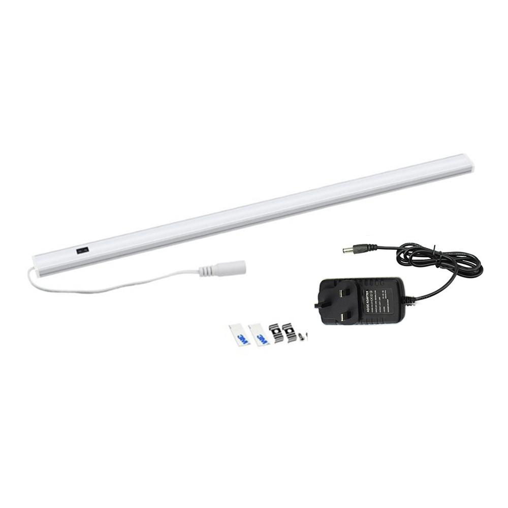 Умный светодиодный кухонный свет DC12V с датчиком взмаха руки, ночник 30/40/50 см, высокая яркость, подсветка для шкафа, гардероба, ящика