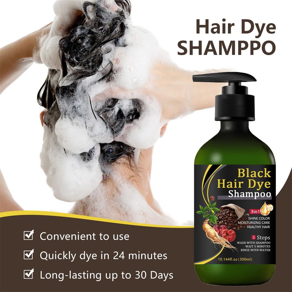 Polygonum Multiflorum Herb Wild Ginseng Шампунь Черный кунжут Уход за волосами после окрашивания Черные и блестящие волосы