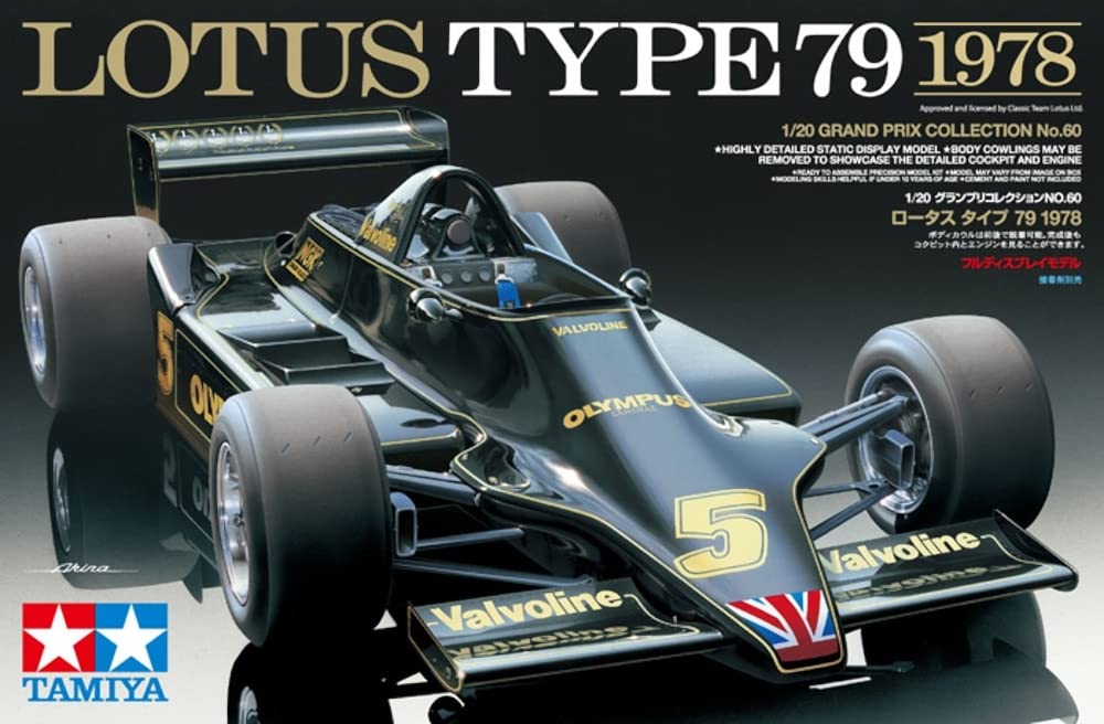 Tamiya Коллекция Grand Prix Series Lotus Type 79 1978 Пластиковая модель 20060 1/20 № 60