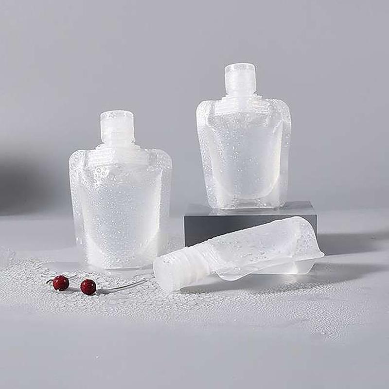 Прозрачная упаковочная сумка-раскладушка, пластиковая сумка с носиком, портативная дорожная упаковочная сумка для жидкости, макияжа для лосьона, шампуня