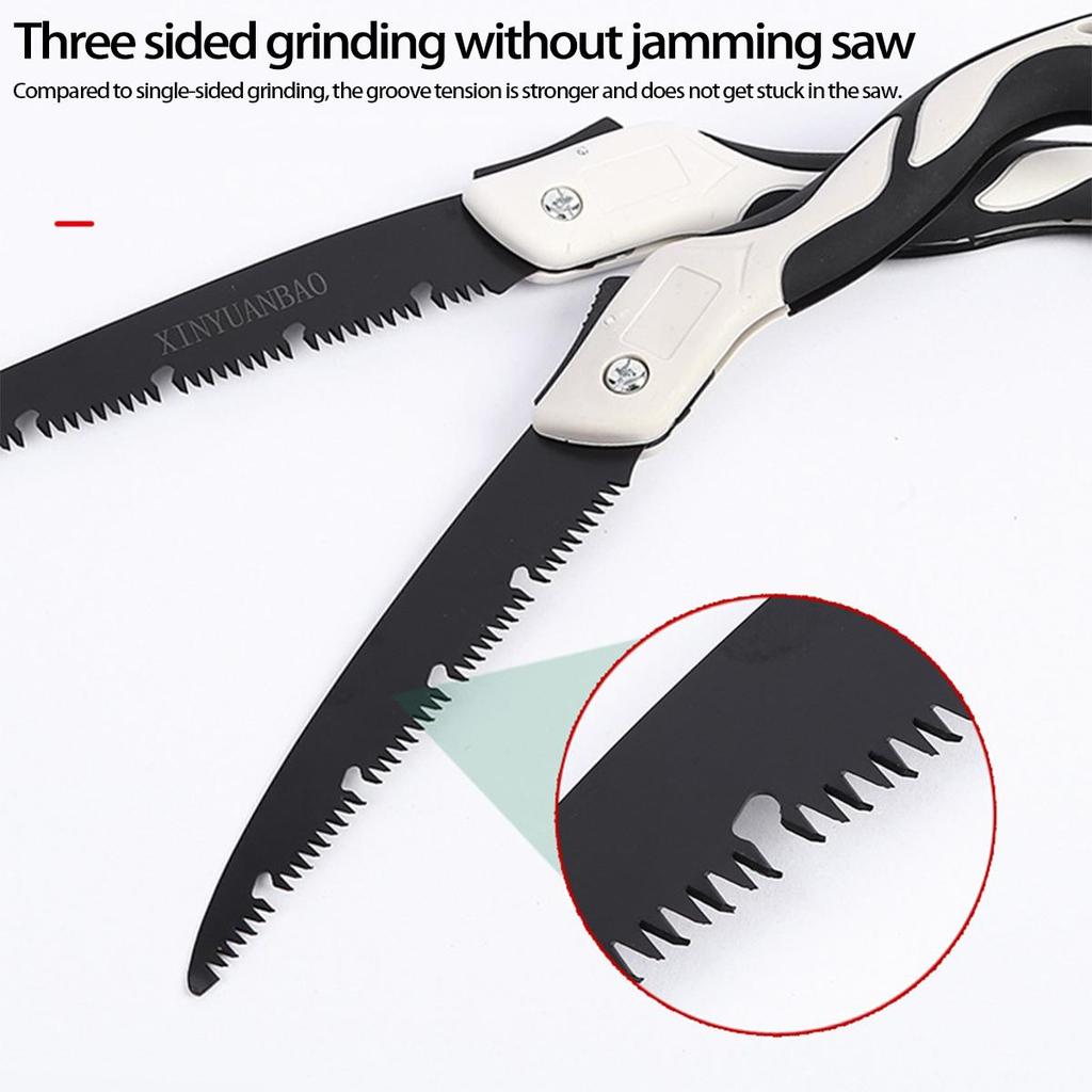 Многофункциональная складная ручная пила для быстрой валки и обрезки деревьев