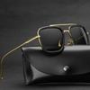 Brand Designer Retro Classic Fishing Sunglasses For Men Square Outdoor Sport Driving Sun Glasses Men Spider Eyewear