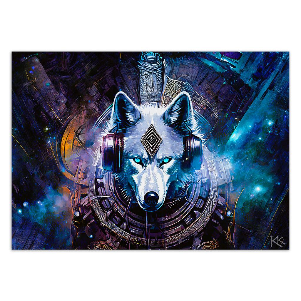 Wallpaper Abstract wolf