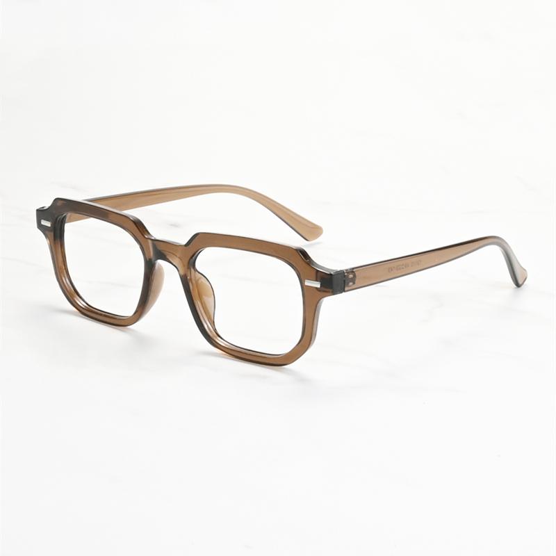 New Fashion Square Anti Blue Light Glasses Men Women Retro Vintage Clear Lens UV400 Protection Designer Brand