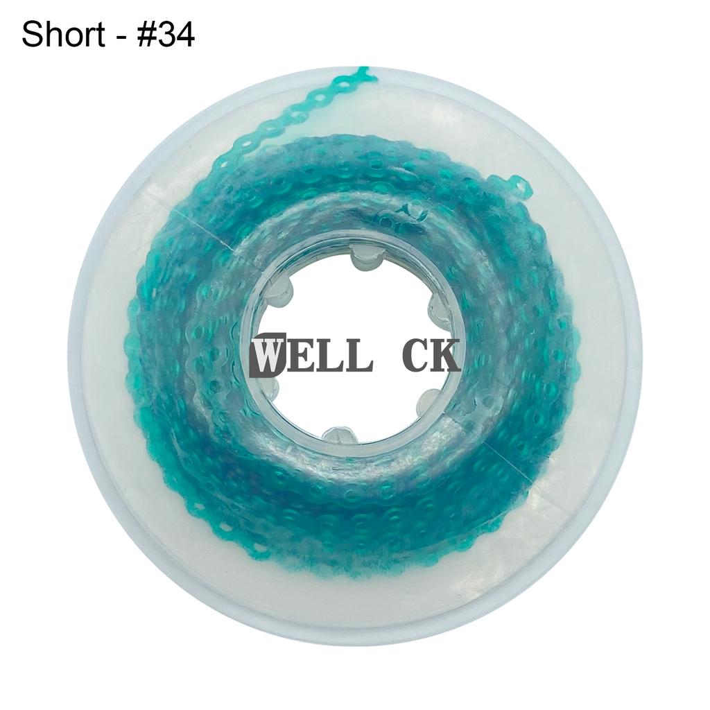 WELL CK 1Pcs Dental Orthodontic Elastic Rubber Power Chain Rubber Band Short Type