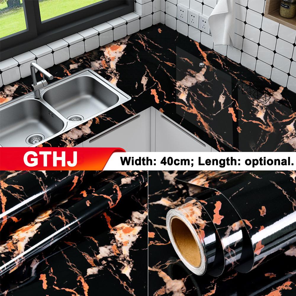 29 Styles Marble Wallpaper Home Decor Films PVC Waterproof Stickers Self-adhesive Doors Cabinet Modern Furnitures Wall Decoration