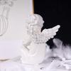 Angel Series Nordic Style Exquisite Resin Sculpture Craft Art Home Decor for Living Room, Bookshelf, and Entrance Decoration