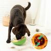 Interactive Dog Treat Dispensing Toy Avocado Shaped Puzzle Slow Feeder Puppy Enrichment Training Toy for Small Medium Large Dogs
