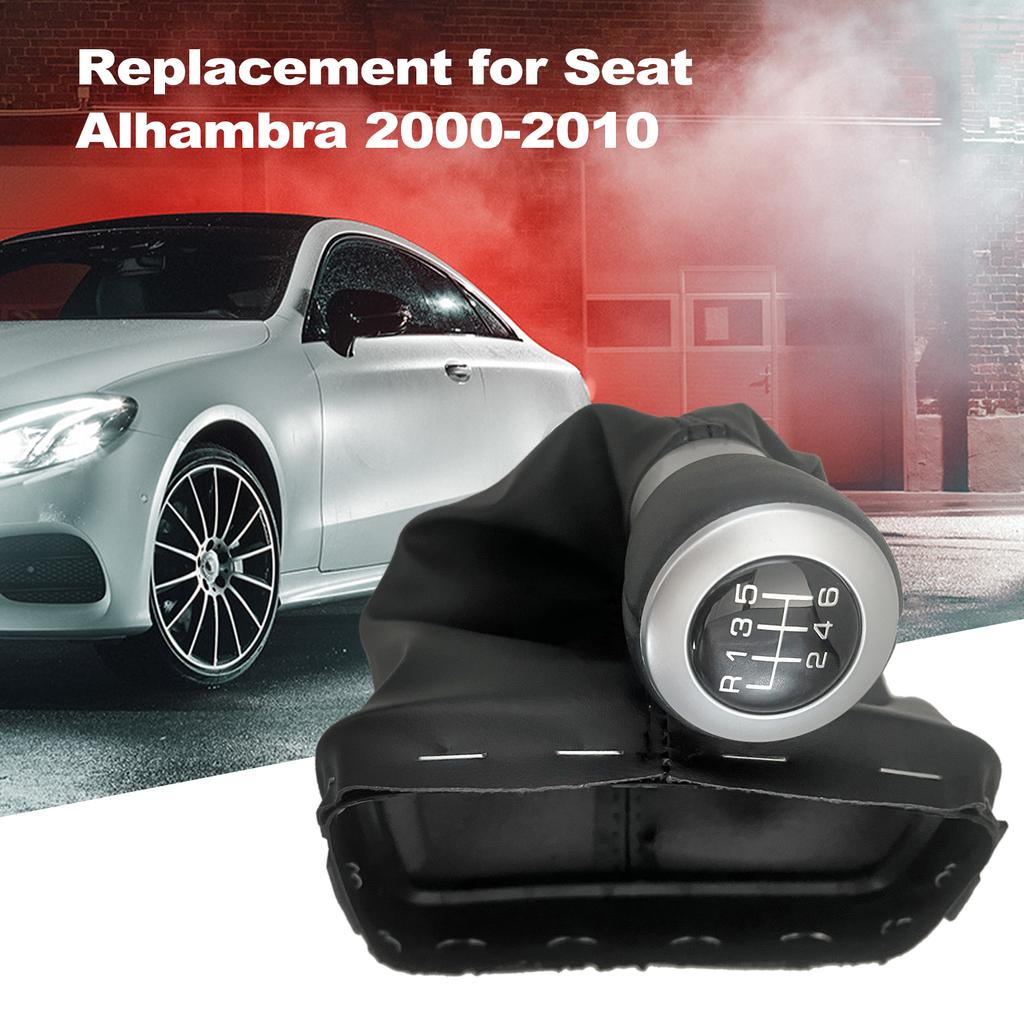 6-ступенчатый рычаг переключения передач автомобиля, набалдашник, чехол-гетр, воротник, пыльник, замена для Seat Alhambra 2000 2010