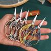 Pointed Tip Sewing Scissors Stainless Steel Small Hand Scissors Antique Thread Trimmer  Embroidery