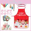 Colorful Childrens Baking Set With Apron For Pretend Play Fun And Imagination
