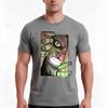 Zombie Breaking In Geometric Remix Tshirt Summer Casual Cotton Tee Oversized Streetwear Tops Vintage Graphic Print