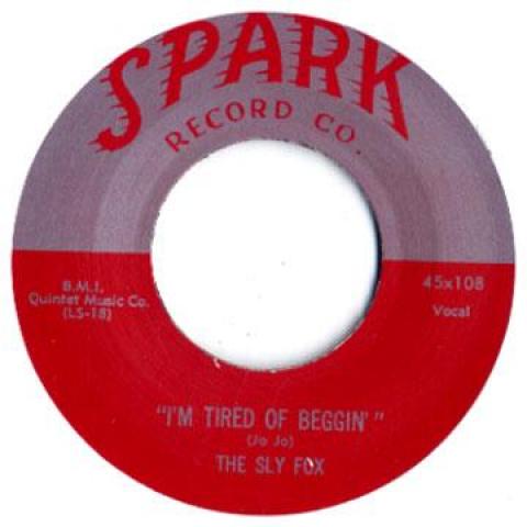 Пластинка 7 дюймов SLY FOX - I'm Tired Of Beggin' / Hoo Doo Say SPARK108 Spark UK Blues