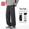 MINISO Men's Relaxed Fit Straight Leg Casual Sports Pants