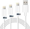 New MFi iPhone Charging Lightning Set of iPhone Lightning iPhone Charging Fast USB Data Compatible with iPhone [2025 Certified] Cable, Cable,