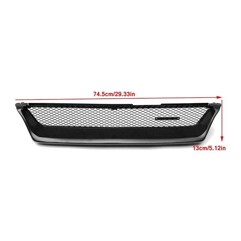 Car Front Bumper Mesh Grill Grille Gloss Black Racing Grills For Toyota Corolla AE101 1993 1994 1995 1996 1997