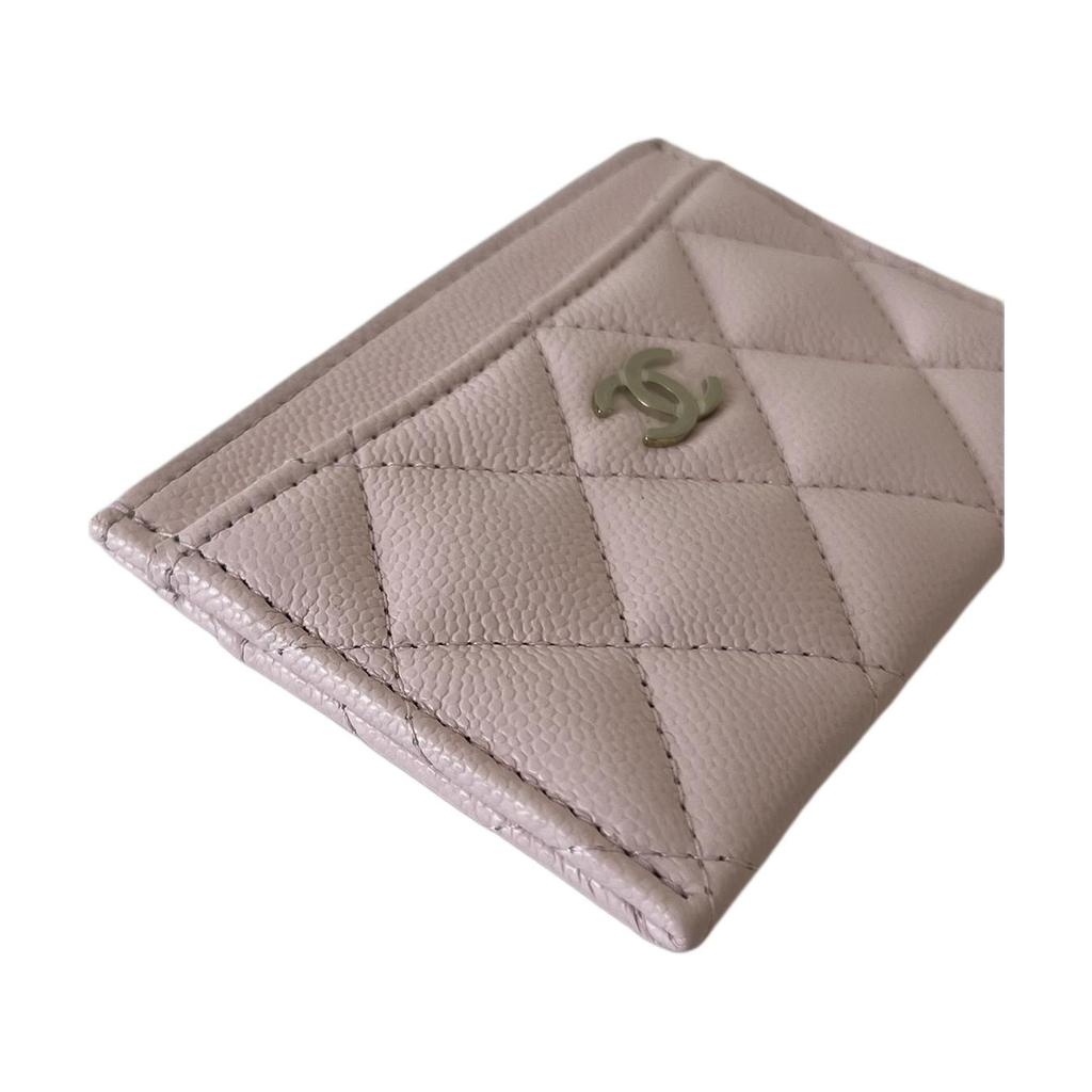 Chanel 26C Gold Label Double C Logo Quilted Calfskin Card Holder Women accessories Pink AP0213-B10583-NH620