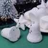 6Pcs/set Plastic Xmas Star Hanging Ornaments Cute Christmas Balls Pendants  Party Supplies