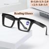 Women Fashion Style Reading Glasses Men Retro Anti Blue Light Compupter Glasses New HD Large Frame Far Sighted Eyewear Diopter