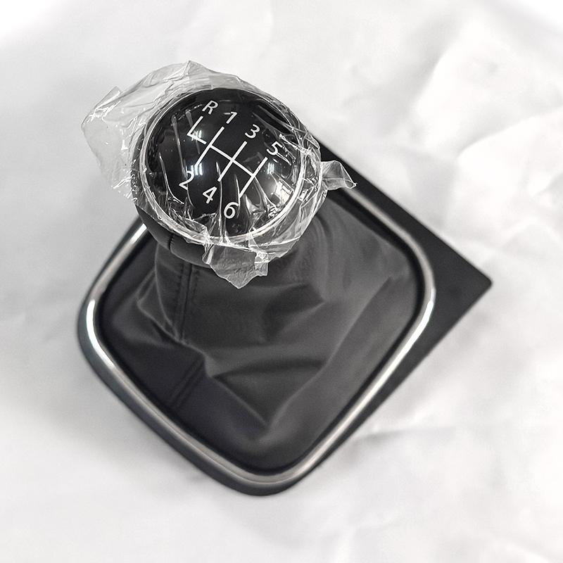 Ручка переключения передач 5/6 скоростей с кожаным чехлом для багажника для Volkswagen VW Golf 5 V 6 VI MK5 MK6 Jetta 2005-2014 Car Stying