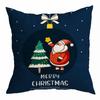 Рождественская наволочка Мультяшный Санта Клаус Дом Диван Автомобильная подушка Наволочка с принтом