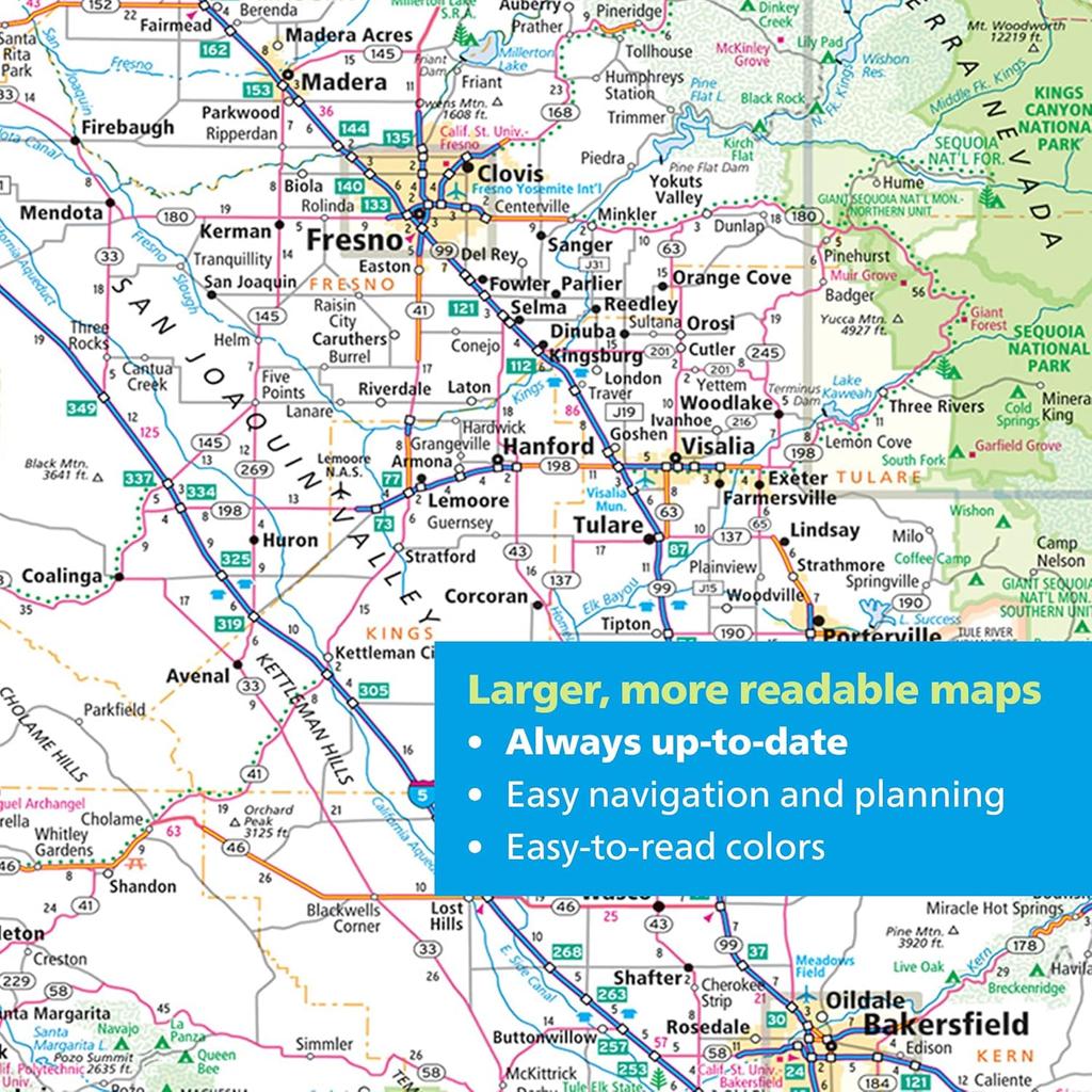 Дорожный атлас и путеводитель по национальным паркам Rand McNally 2026: Соединенные Штаты, Канада, Мексика
