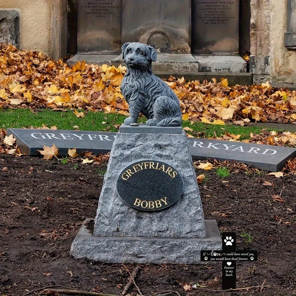 Металлический крест-памятник для питомца, колышек для могилы, декор для кладбища собак и кошек, садовая табличка, подарок