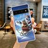 Чехол для телефона для Google Pixel 9 8 7 6 5 4 4XL Мягкий ТПУ 7A 6A 5A 4A 3A Pro XL 5G Прозрачный корпус Милый Капибара Fundas Сумки