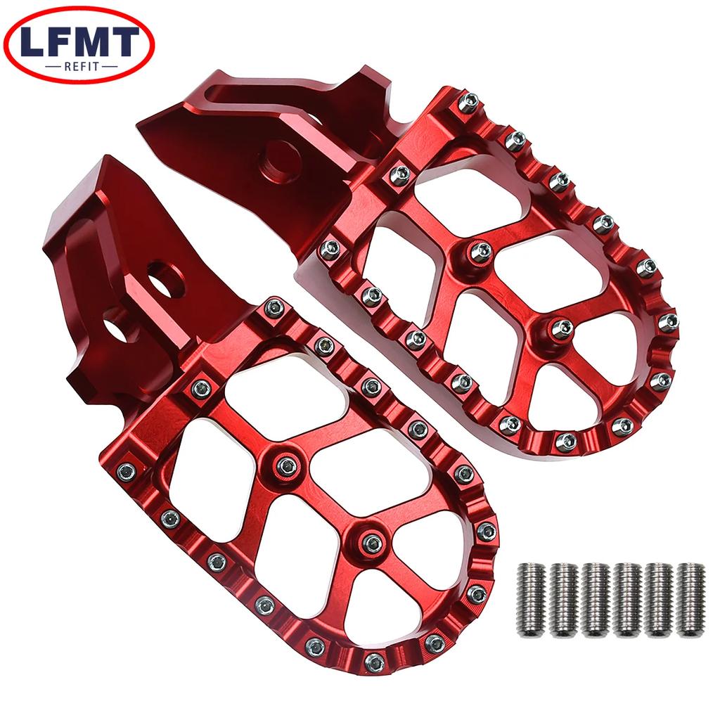 For Surron Ultra Bee UltraBee UB Wide Motorcycle Footpegs Foot Pegs Rests Electric Dirt Bike Pedals Aluminium Alloy MX Ultrabee