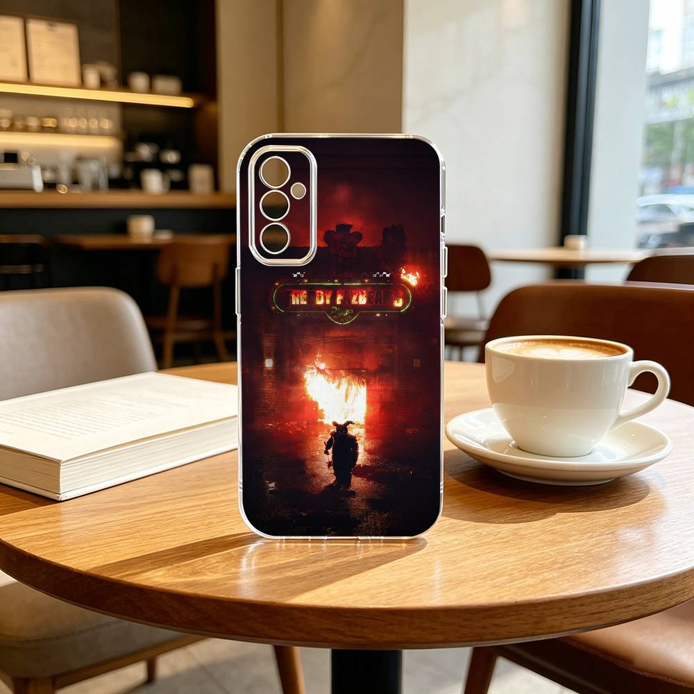 F-Five N-Nights GAME Phone Case For SamsungA10,12,20,21S,30,31,40,50,51,52,70,71 Transparent Cover