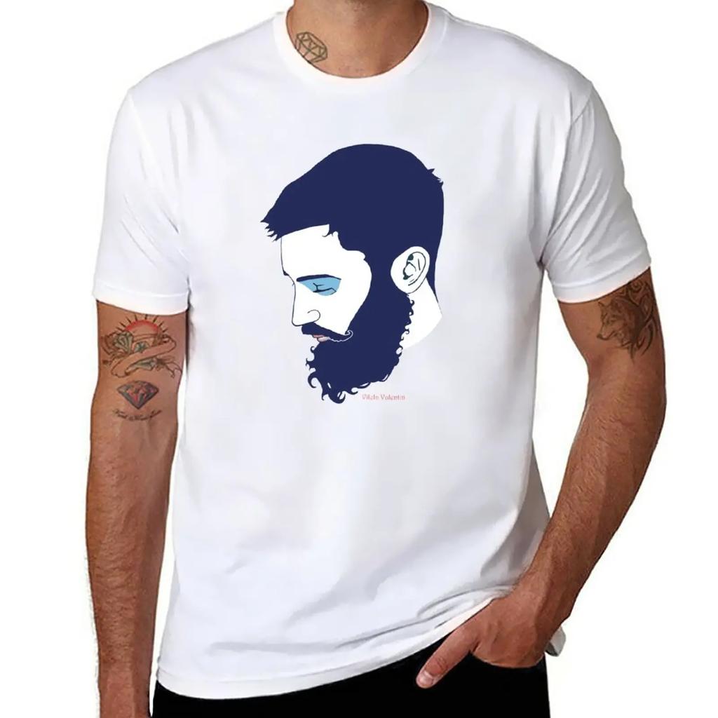 Cute Bearded Man T-Shirt customs design your own vintage clothes tshirts for men