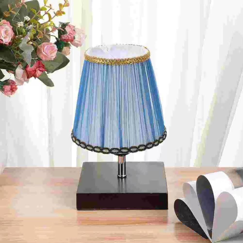 Clip on/Meson Type Cloth Lamp Shade E14 Bulb Chandelier Lampshade Table Lamp Cover Household