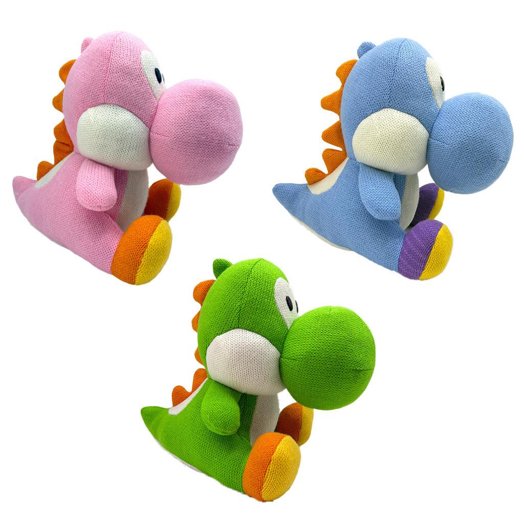 Плюшевая игрушка Yoshi из Super Mario Bros 24 см Мягкая короткошерстная набивная кукла Для детей и коллекционеров