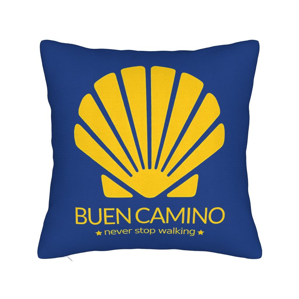 Camino De Santiago Square Pillowcases Polyester Car Shells The Way Movie Cushion Cover Cool Decor Pillow Cover 45*45