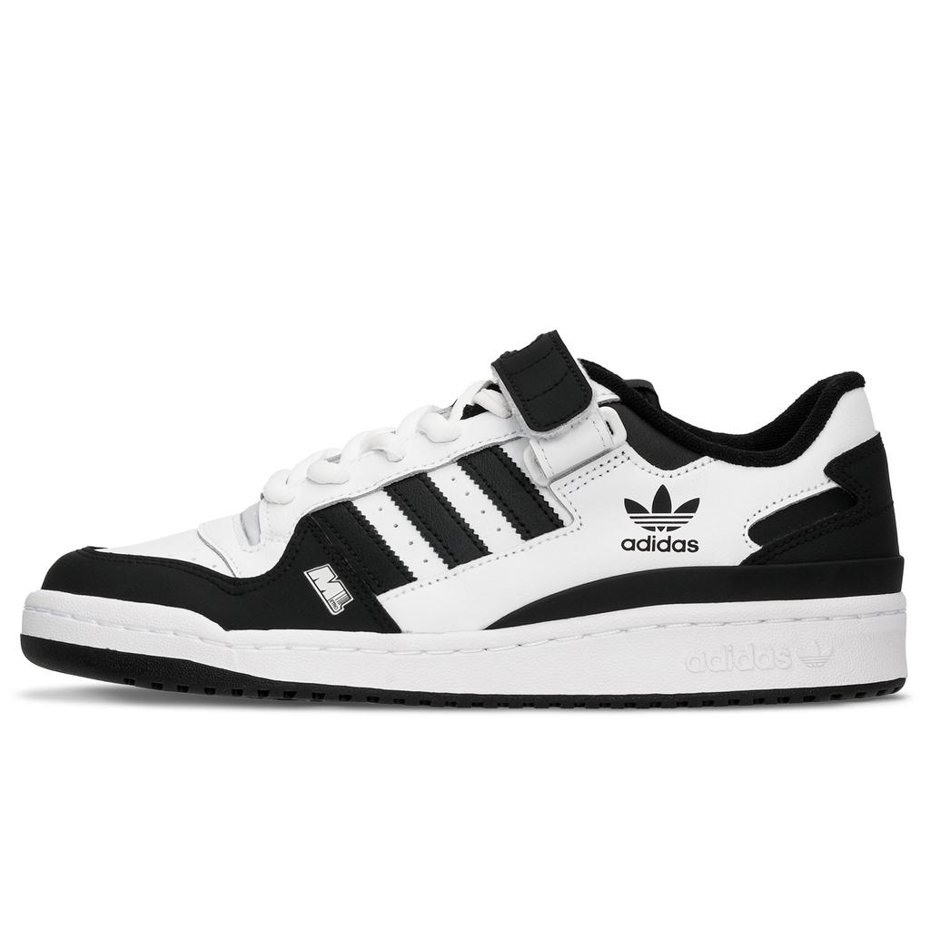Adidas Originals FORUM Knight Road Abrasion Resistant Low top Skateboard Shoes Unisex Black White FY7757(Team645-)