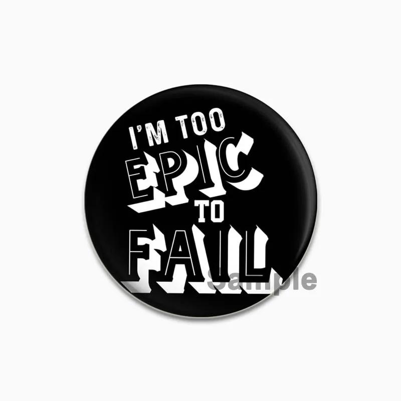 32/44/58 мм забавный мультяшный круглый жесть броши-булавки для одежды сумка декоративная застежка-кнопка значок модные ювелирные изделия подарок