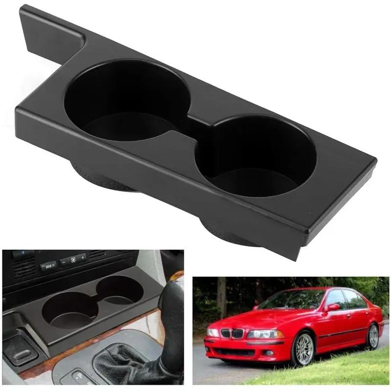 Black Car Cup Holder for BMW E39 5-Series 525i 528i 530i 540i M5 1997-2003 Car Drink Bottle Can Holder Auto interior accessories