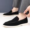 Classic Moccasins Dress Shoes Men Suede Leather Shoes For Men Loafers Formal Wedding Party Shoes Sapato Social Flats Size