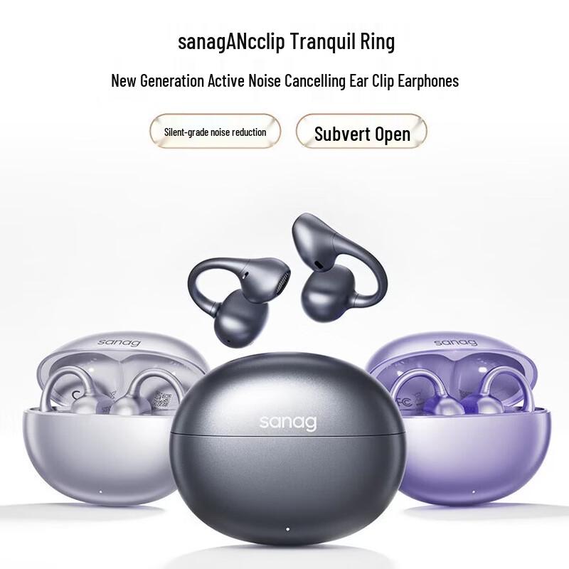 SANAG ANC Clip-On True Wireless Bluetooth Earphones