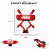 For Jeep ABS Gravity Car Phone Holder Air Vent GPS Stand Accessories For Jeep Grand Cherokee Wrangler JK Gladiator Compass Re