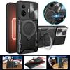 For Realme GT3 5G 6.74" Case Slide Camera Shockproof Armor Phone Cases For Realmi GT 3 G T 3 RMX3709 Magnetic Holder Back Cover